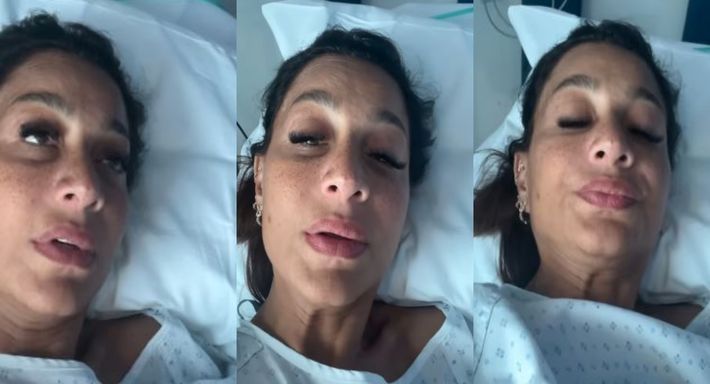 علي سرير المرض – بسمة وهبة بتبعت رسالة مهمة .. شاهد