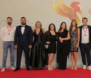 شاهد .. بالصور- كندة علوش في مهرجان فينيسيا بعد أيام من الولادة