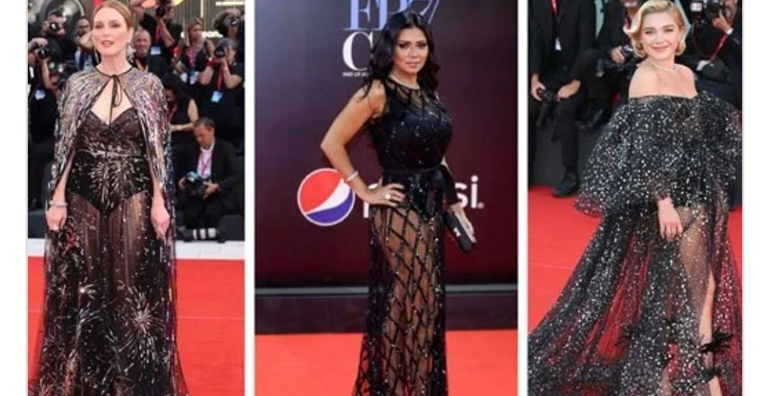 فساتين “رانيا يوسف” من غير البطانة اتصدرت لبلاد برة – شاهد