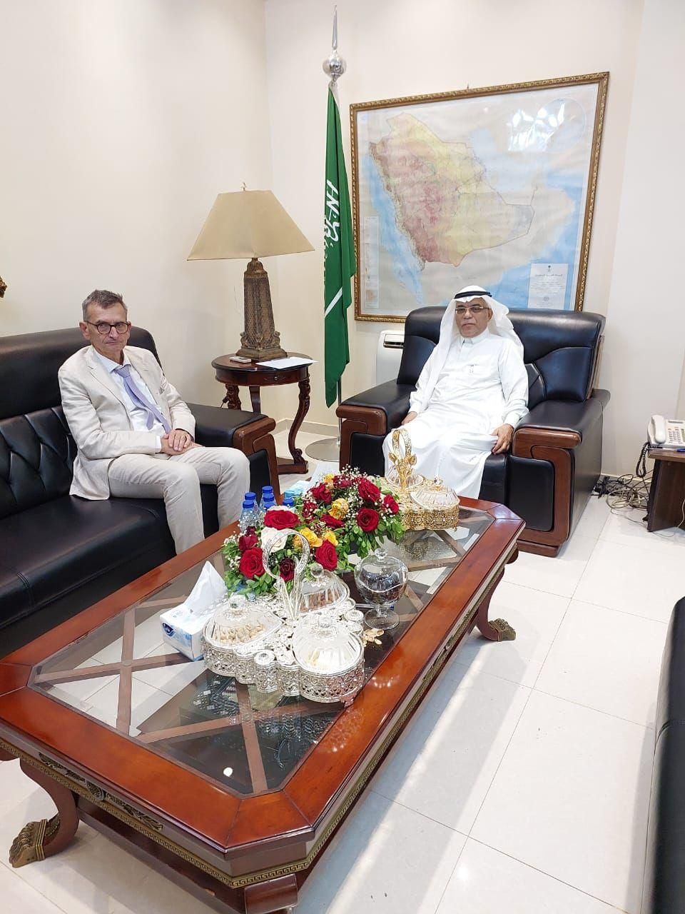 سفير خادم الحرمين الشريفين يستقبل رئيس بعثة يونتامس