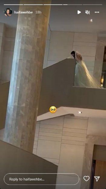 شاهد .. هيفا تشارك الجمهور الصور الأولى من حفل زفاف شقيقتها.. شاهد