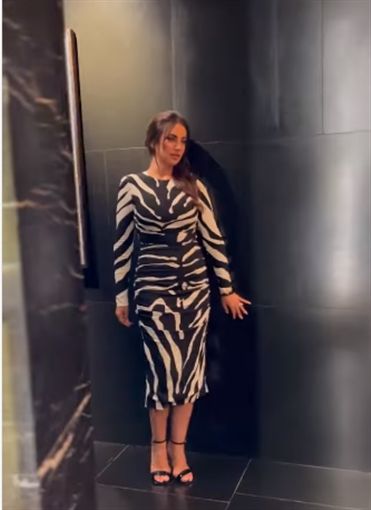 درة لابسة فستان تايجر سعره يتجاوز 50 ألف جنيه