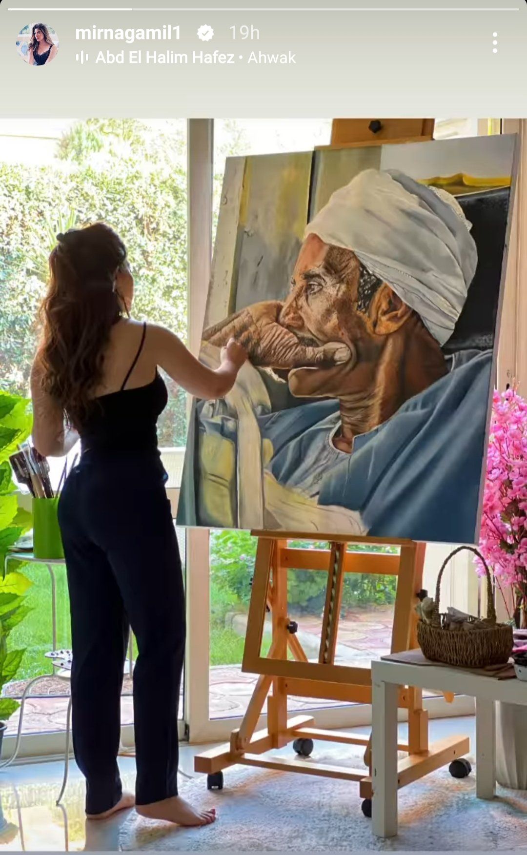 ميرنا جميل بهرتنا كلنا بهذة الرسمة – شاهد