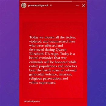 شاهد .. نجمة أميركية تصف الملكة إليزابيث بـ"مجرمة حرب"