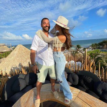 شاهد .. نيكول سعفان تحتفل بعيد ميلاد طارق العريان.. وتنشر هذه الصور