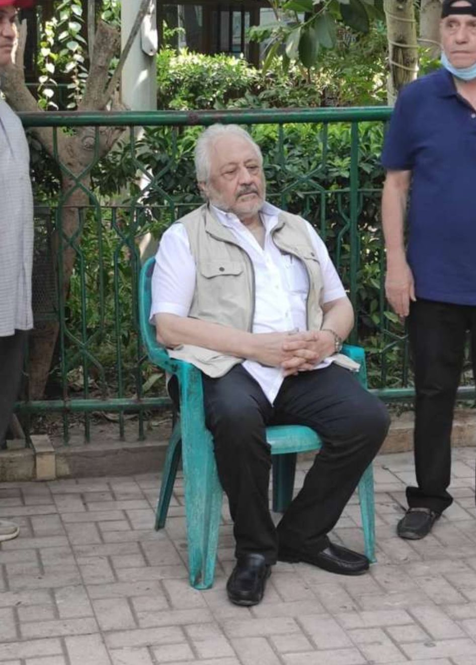 عزاء البشاير في وفاة زوجة فنان الشعب خالد زكي