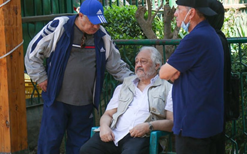 عزاء البشاير في وفاة زوجة فنان الشعب خالد زكي