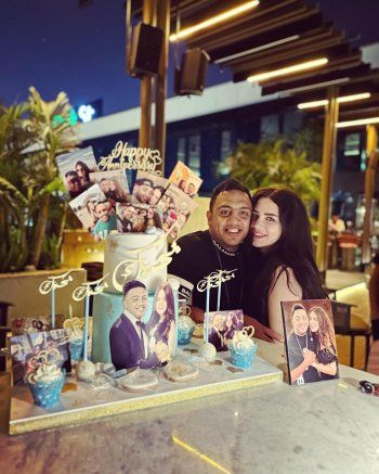 شاهد .. أوس أوس يحتفل بعيد زواجه وروجينا وميرهان حسين تعلّقان