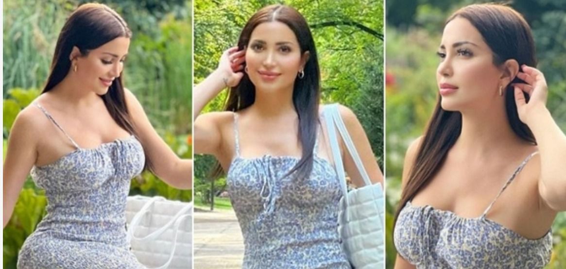نسرين طافش لابسة فستان معمول من المكرونة الإسباجتي – شاهد