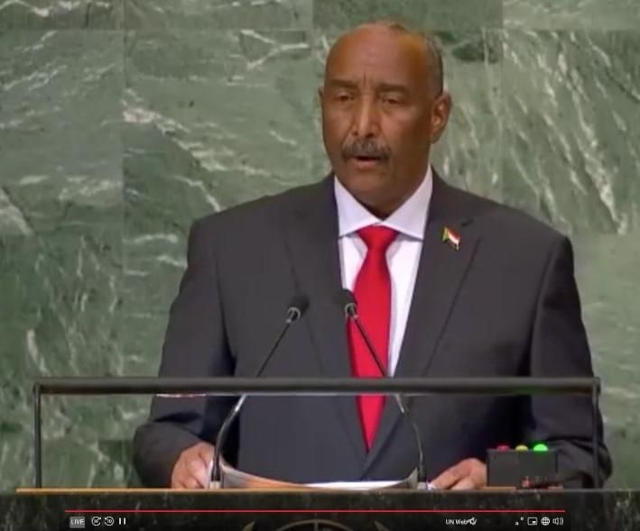 البرهان يخاطب اعمال الدورة 77 للجمعية العامة للأمم المتحدة