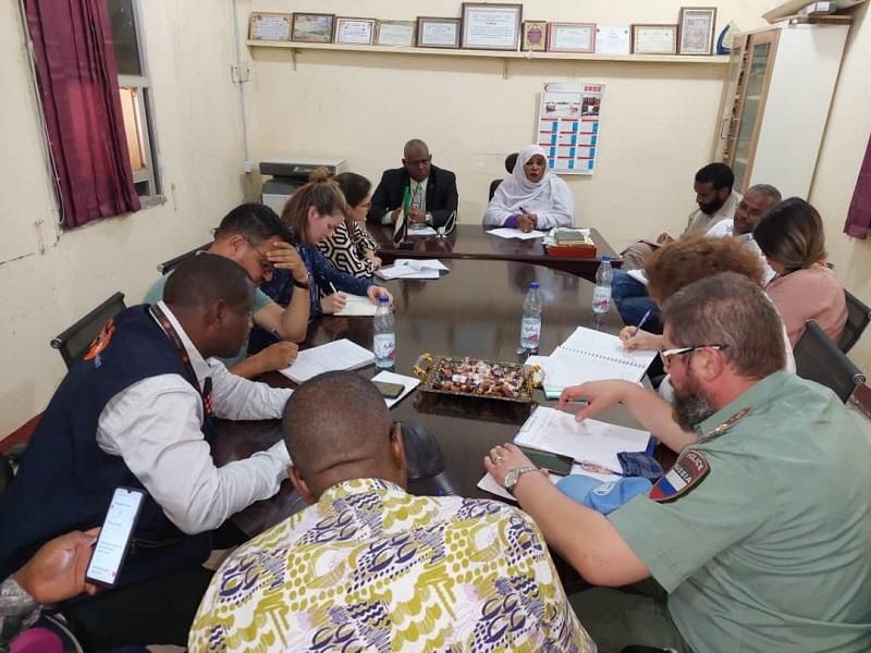 همد يستقبل وفد بعثة الأمم المتحدة للسلام والتنمية