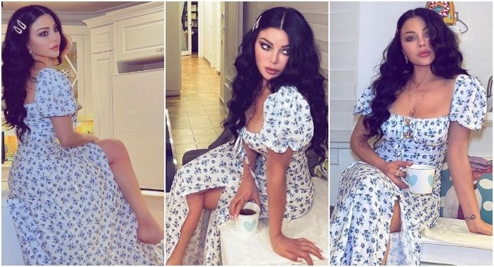 بالصور – الأميرة “هيفاء وهبي” بتتدلع علي الجمهور