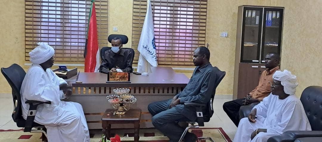 نائب والي غرب دارفور يلتقي وفد قبيلة الأرنقا الإتحادي