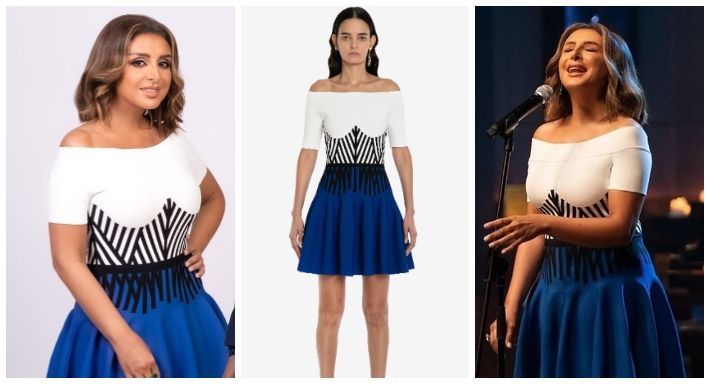 بالصور – أنغام نزلت العتبة اشترت فستان قصير وبتفرجك عليه