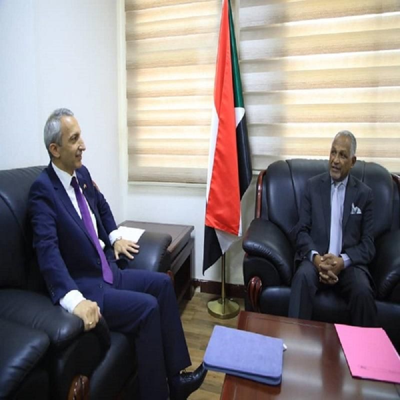 وكيل الخارجية يلتقي سفير تركيا الجديد بالخرطوم