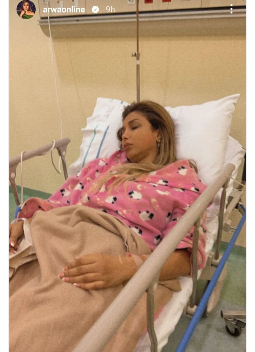 عاجل بالصور – الإعلامية اروي تدخل المستشفي في حالة حرجة