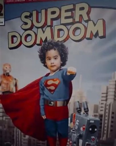 بالصور – تامر حسني يحتفل بعيد ميلاد ابنه علي طريقة سبايدرمان