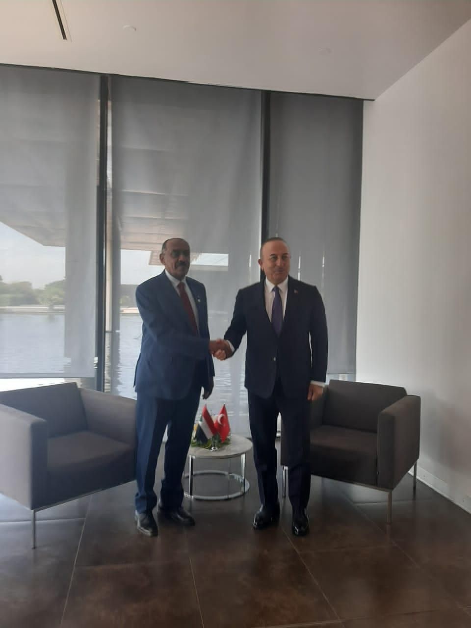 وزير الخلرجية ونظيره التركي يبحثان العلاقات السودانية التركية