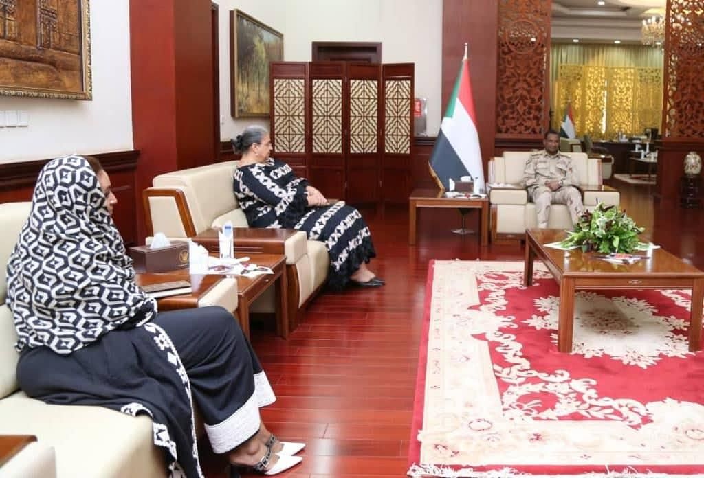 دقلو يلتقي مبعوثة الأمين العام للأمم المتحدة للقرن الأفريقي