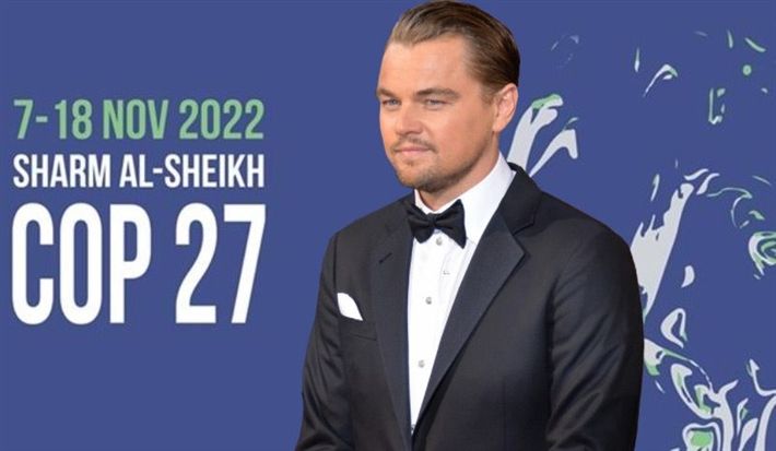 ليوناردو دي كابريو يتواجد في مؤتمر المناخ بمصر