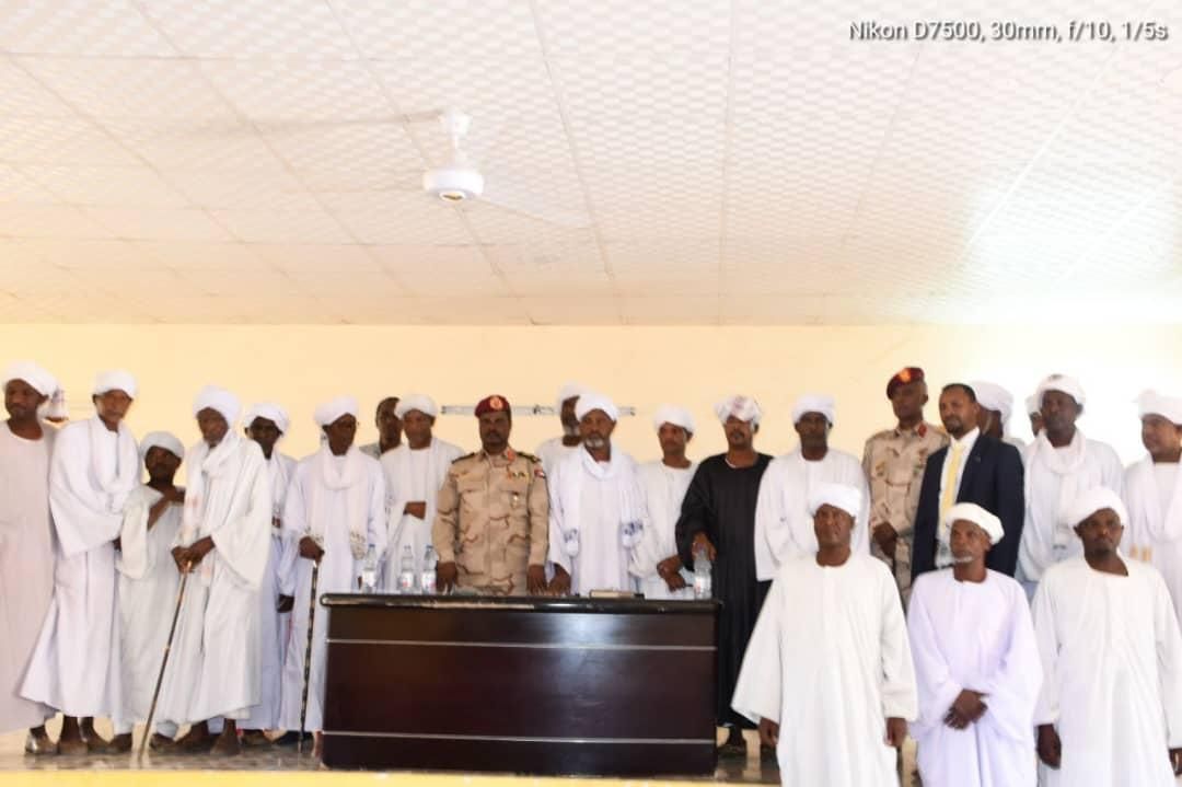 الدعم السريع يرعى مؤتمرا للصلح بين مكونات محلية السريف