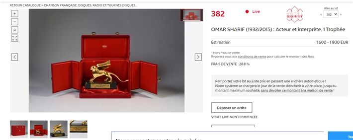 الحقي يا نقابة – مقتنيات ” عمر الشريف ” بتتباع علي رصيف باريس