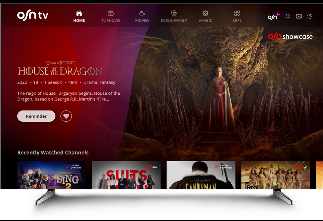 TV OSN المحتوى الترفيهي في منصة متكاملة