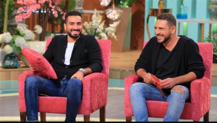 بالصور .. الشرنوبي يكشف كواليس إيجار قديم مع مني الشاذلي