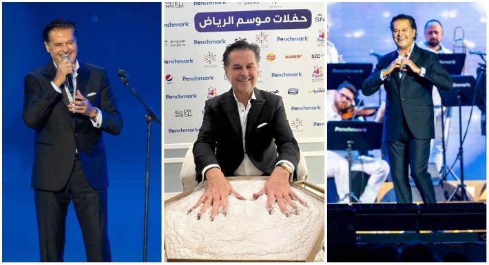 راغب علامه يضع بصمته على حائط المشاهير