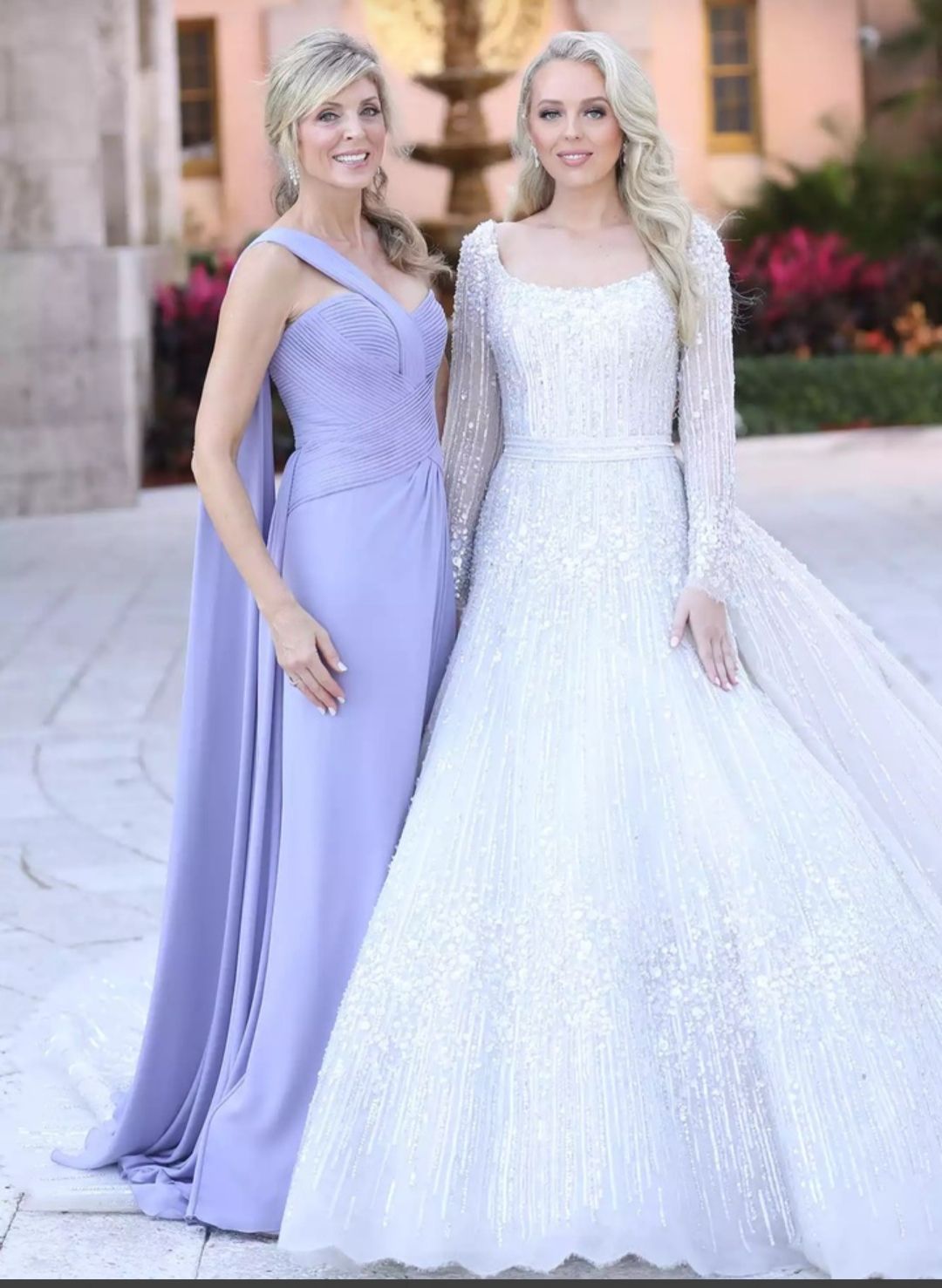 ابنة ترامب الصغرى تتزوج من ملياردير عربي وتخطف الأنظار بفستان ايلي صعب – صور