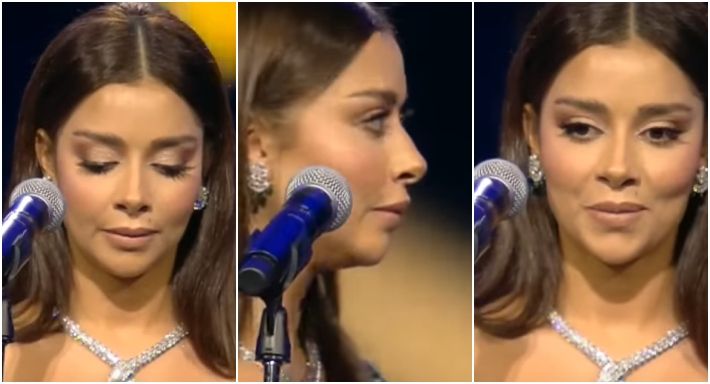 الجمهور سابها ومشي : بلقيس تتعرض لموقف محرج على المسرح