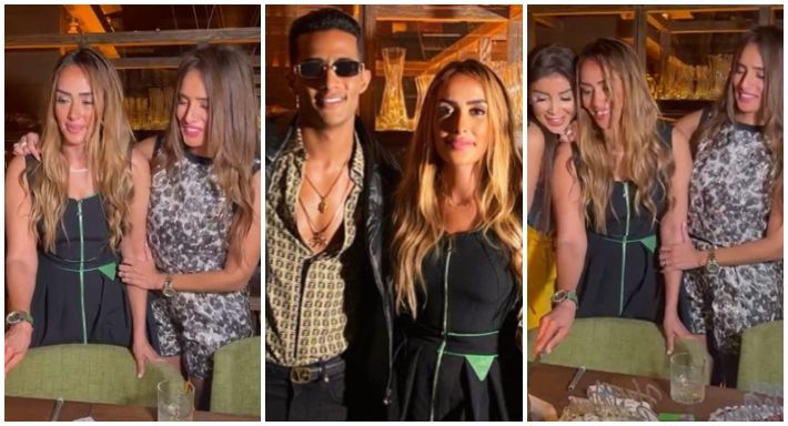 محمد رمضان بيرقص مع زينة في عيد ميلاد اختها – شاهد