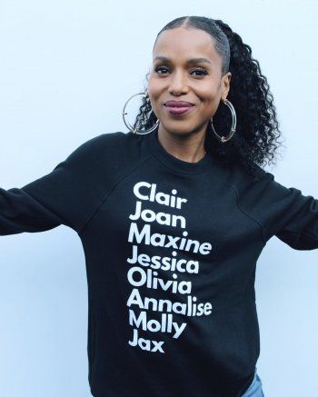 شاهد .. كيري واشنطن تكافح لهذه القضية من خلال قميصها