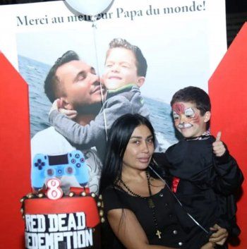 شاهد .. بالصور - إليكم الطريقة الذي إحتفل بها إبن جورج الراسي في عيد ميلاده وهكذا إستذكر والده