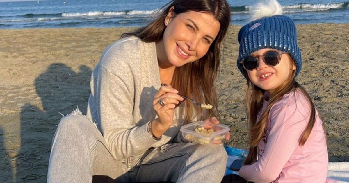 شاهد .. بالفيديو- أحدث لقطة عفوية لنانسي عجرم مع طفلتها "ليا"