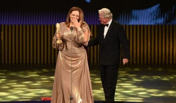 الكبير طارق الشناوي يحاور كاملة أبو ذكرى في مهرجان القاهرة