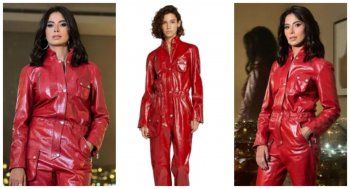 شاهد .. روبي بإطلالة محتشمة باللون الأحمر في أولى حفلاتها في الرياض.. وسعرها مفاجئ