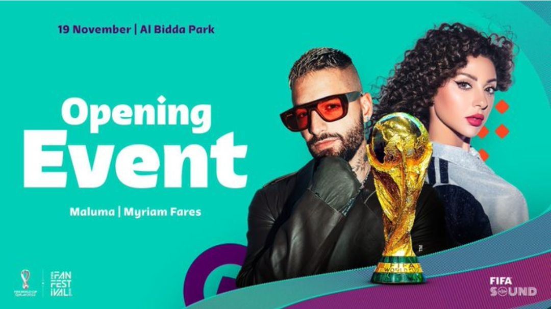 ميريام فارس ونيكي ميناج ومالوما يشاركون في أول أغنية لمهرجان الفيفا