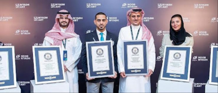 نور الرياض 2022 يسدل ستار فعالياته بحصد 6 أرقام قياسية في غينيس العالمية