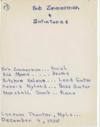 شاهد .. رسائل بوب ديلان من أيام المدرسة تباع بهذا المبلغ وإليكم ما تضمنته