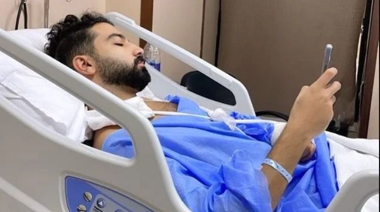 إصابة قوية في اليد .. حازم إيهاب محجوز في المستشفي