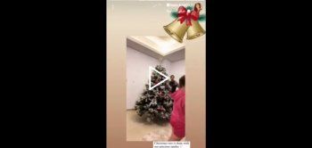 شاهد .. معتصم النهار ولين برنجكجي يزينان شجرة الميلاد سوياً في منزلهما.. فما القصة؟