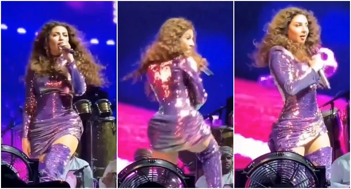 ميريام فارس بالقصير بتهز احسن من لورديانة – شاهد