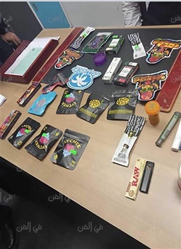 بالصور – تعرف علي كمية المخدرات المتواجدة مع منة شلبي