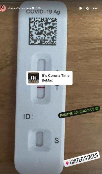 شاهد .. بالصور- هكذا اعلنت شذى حسون اصابتها بفيروس كورونا