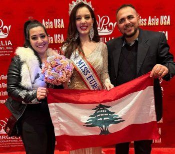شاهد .. بالفيديو- لحظة انتخاب لبنانية ملكة جمال أوروبا العالمية لعام 2023.. رفعت علم لبنان على المسرح