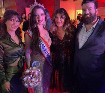 شاهد .. بالفيديو- لحظة انتخاب لبنانية ملكة جمال أوروبا العالمية لعام 2023.. رفعت علم لبنان على المسرح