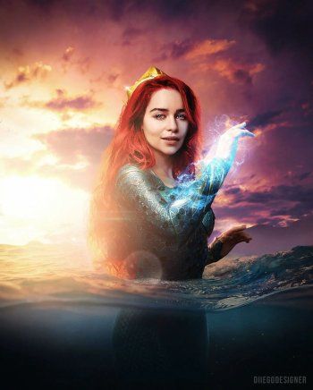 شاهد .. هذه حقيقة اسبتدال آمبر هيرد بـ إميليا كلارك في فيلم Aquaman 2