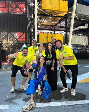 شاهد .. الظهور الأول لحبيبة نيمار الجديدة في مونديال قطر..جمالها حديث الجمهور! - بالصور