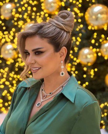 شاهد .. مادلين مطر متألقة بجلسة تصوير في شهر الأعياد-بالصور